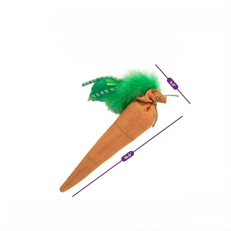 Premium Soft Plush Catnip Kicker Toy For Domestic Cats