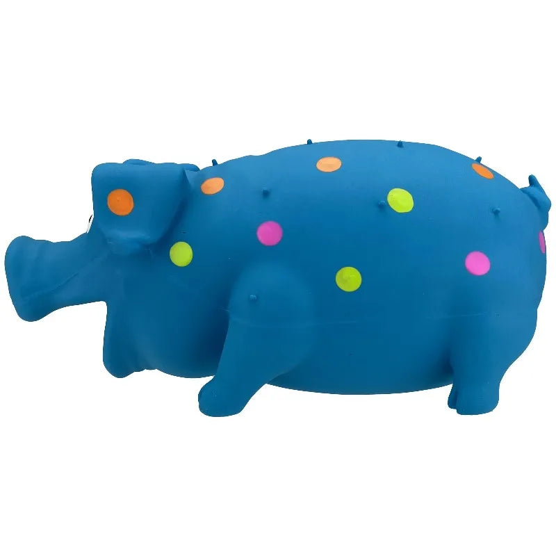 Premium Latex Pig Dog Chew Toy For Active Canine Pets