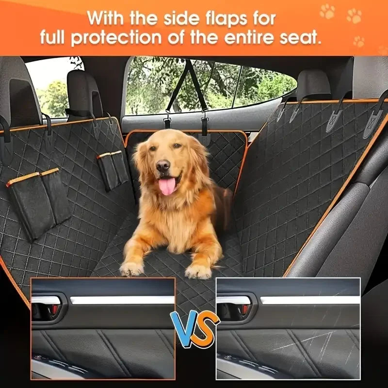 Waterproof Nonslip Dog Car Seat Hammock Cover With Scratch Protection