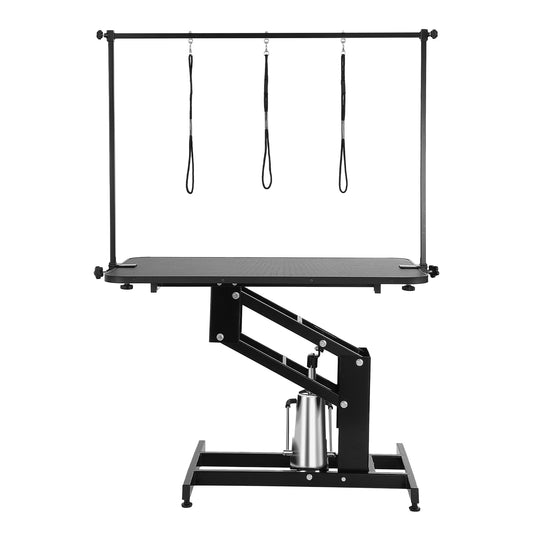 VEVOR Hydraulic Pet Grooming Table Adjustable Height Safety Arm