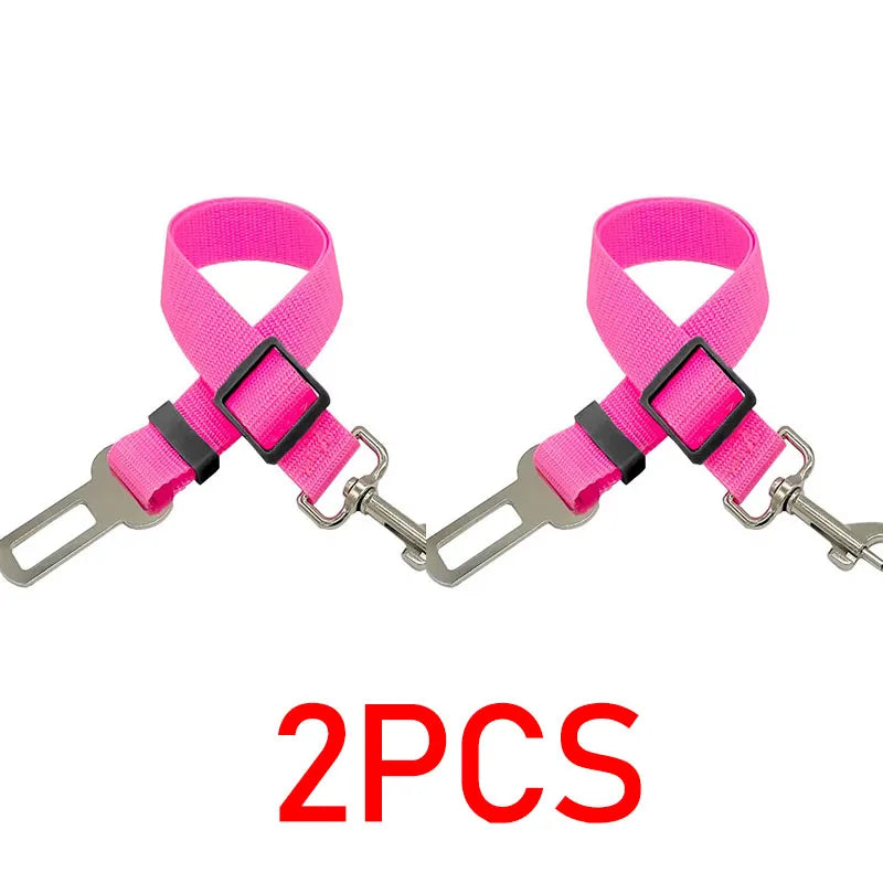 Pet Car Seat Belt Safety Harness Lead Clip For Dogs and Cats