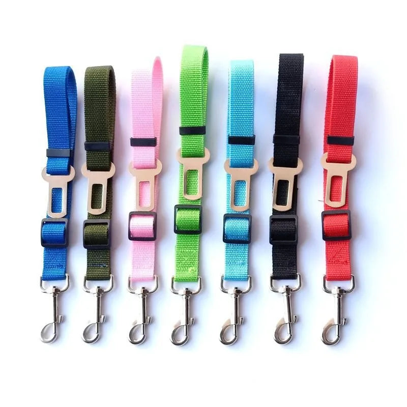 Pet Car Seat Belt Safety Harness Lead Clip For Dogs and Cats