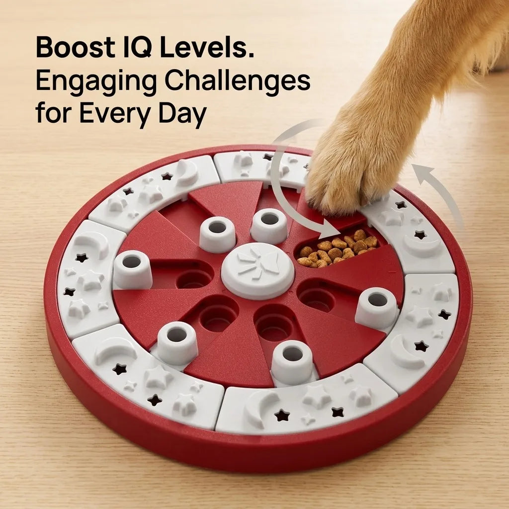 Interactive Pet Puzzle Treat Dispenser For Mental Stimulation