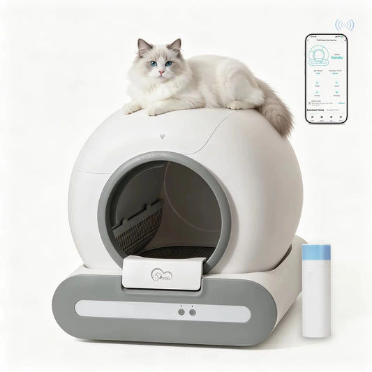 DOEL Automatic Self Cleaning Cat Litter Box With App Control