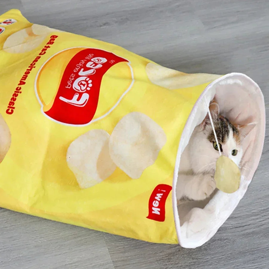 Collapsible Cloth Cat Tunnel Interactive Pet Digging Toy