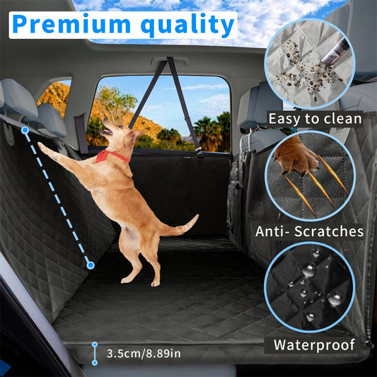 BINGOPAW Waterproof Dog Car Seat Cover And Extender For Pets
