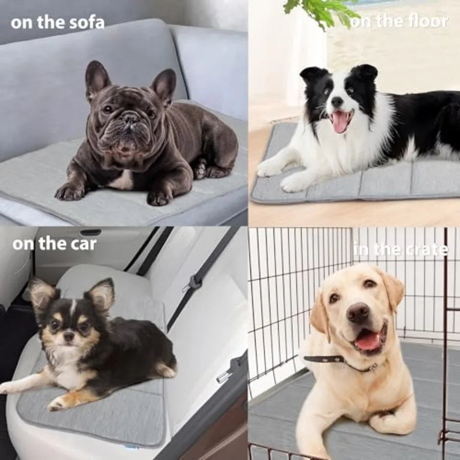 Orthopedic Memory Foam Dog Cooling Mat Non Slip Joint Relief