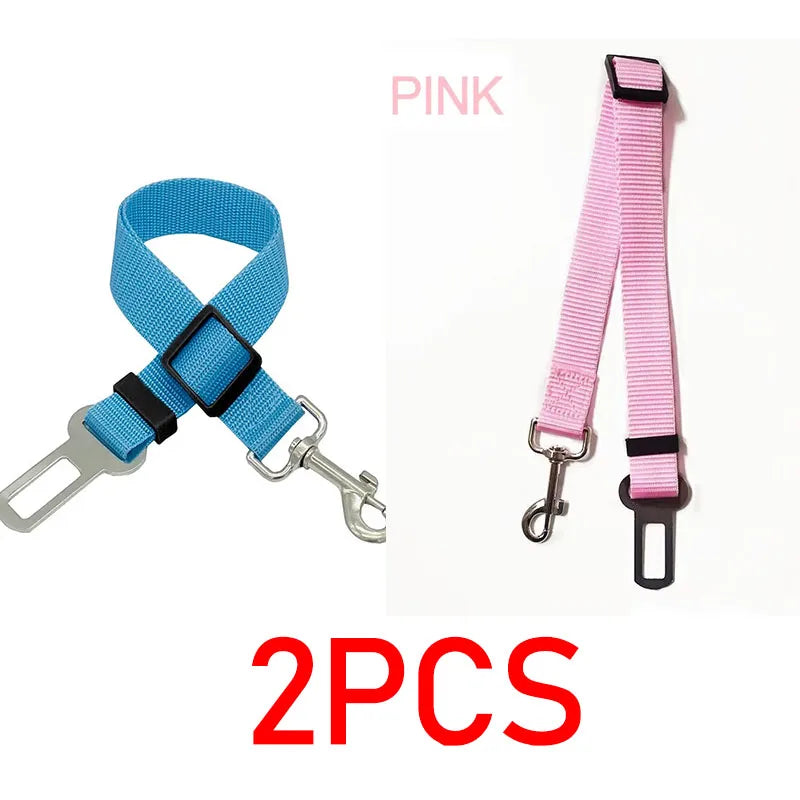 Pet Car Seat Belt Safety Harness Lead Clip For Dogs and Cats