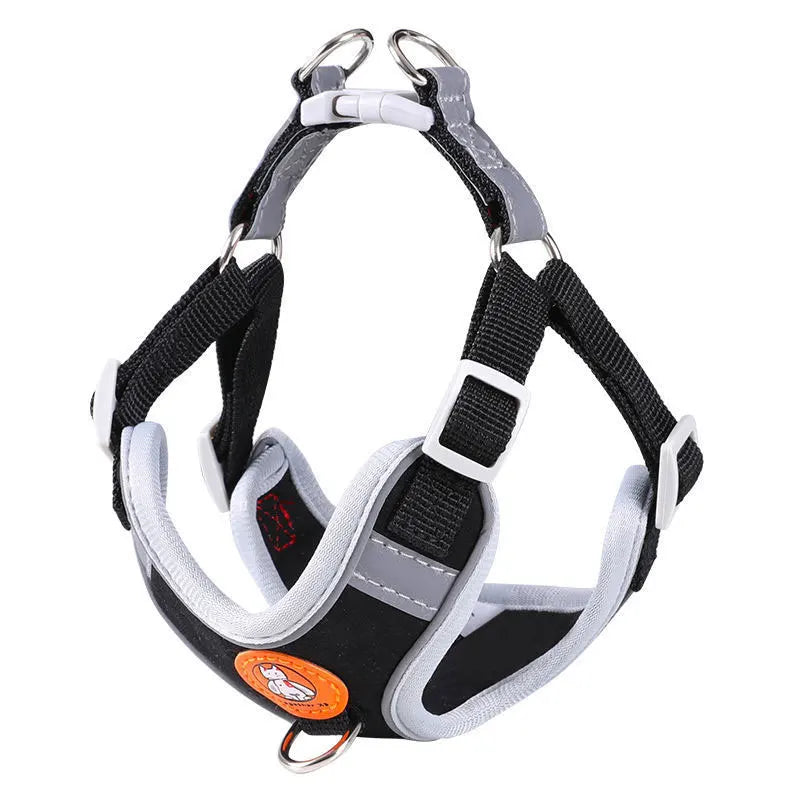 Adjustable No Pull Dog Harness With Matching Walking Leash Set