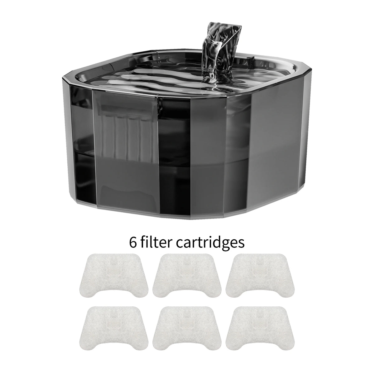 2-in-1 Smart Cat Water Fountain And Feeder With Silent Pump