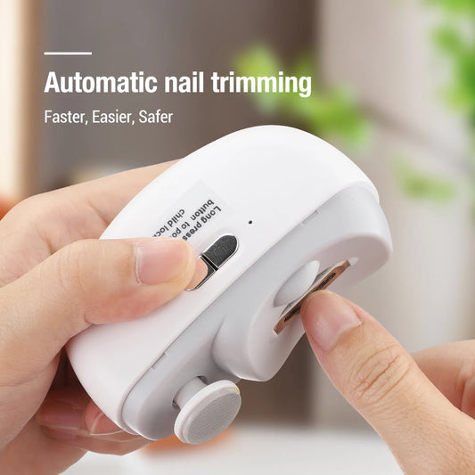Ms.Dear Electric Baby Nail Clippers With Anti Splash Manicure Trimmer
