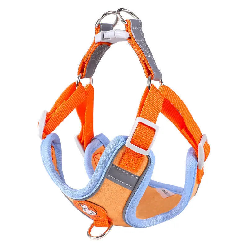 Adjustable No Pull Dog Harness With Matching Walking Leash Set