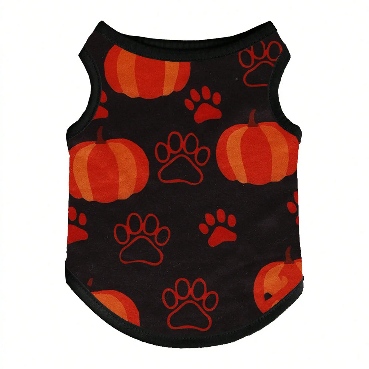 Pumpkin Print Dog Costume Shirt For Holiday Festival Parties