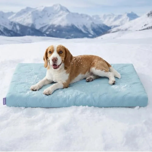 Breathable Orthopedic Cooling Dog Bed With Washable Cover