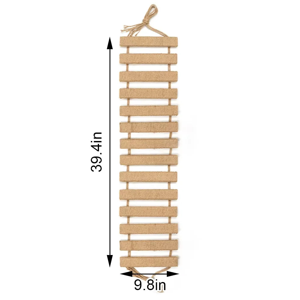 CWV Wooden Cat Bridge Featuring Sisal Rope Ladder Design