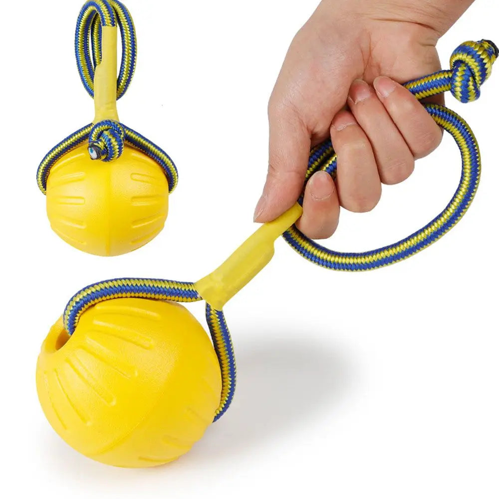 Indestructible Rubber Dog Ball Toy for Training Chewing and Fetch