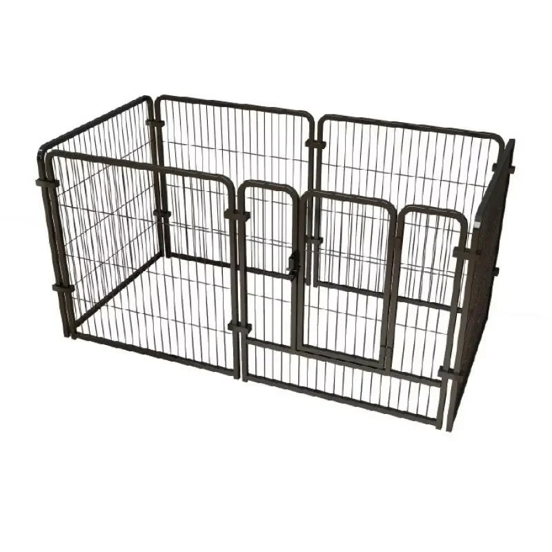 Heavy Duty Foldable Stainless Steel Pet Exercise Kennel Playpen