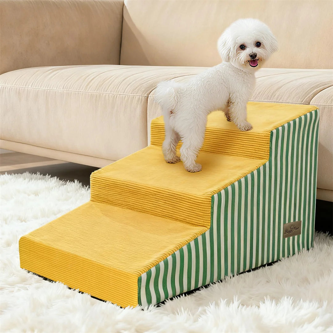 High Density Foam Dog Stairs With Removable Washable Cover