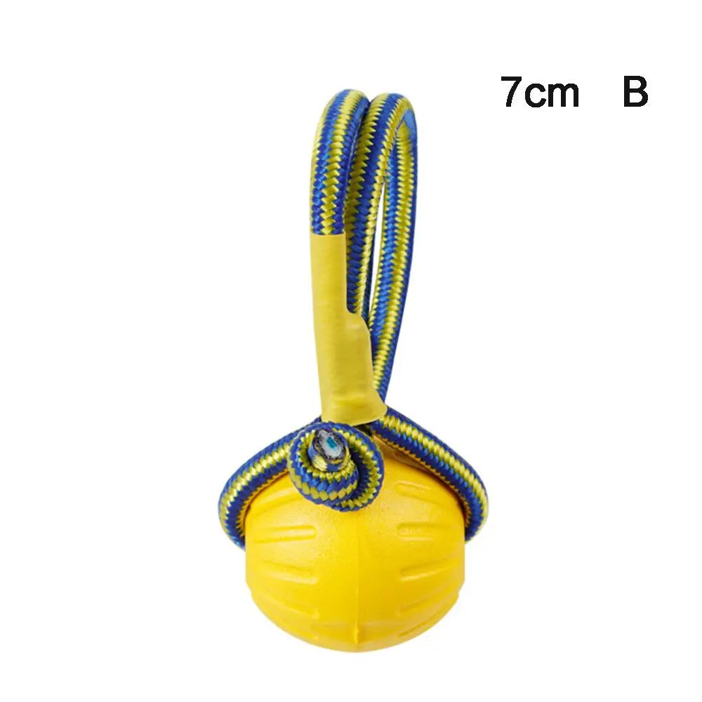 Indestructible Rubber Dog Ball Toy for Training Chewing and Fetch