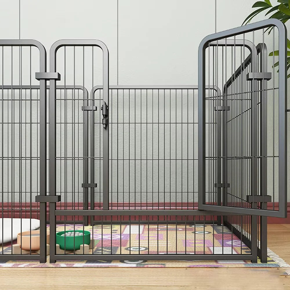 Heavy Duty Foldable Stainless Steel Pet Exercise Kennel Playpen
