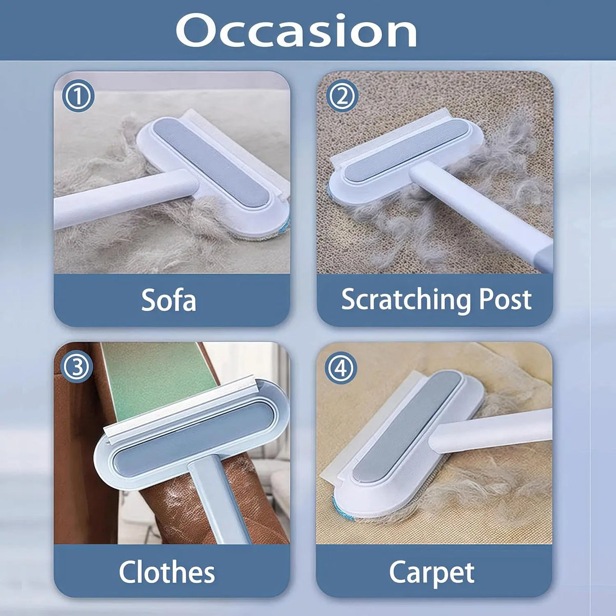 Reusable Pet Hair Remover for Furniture Couches Cars and Carpets