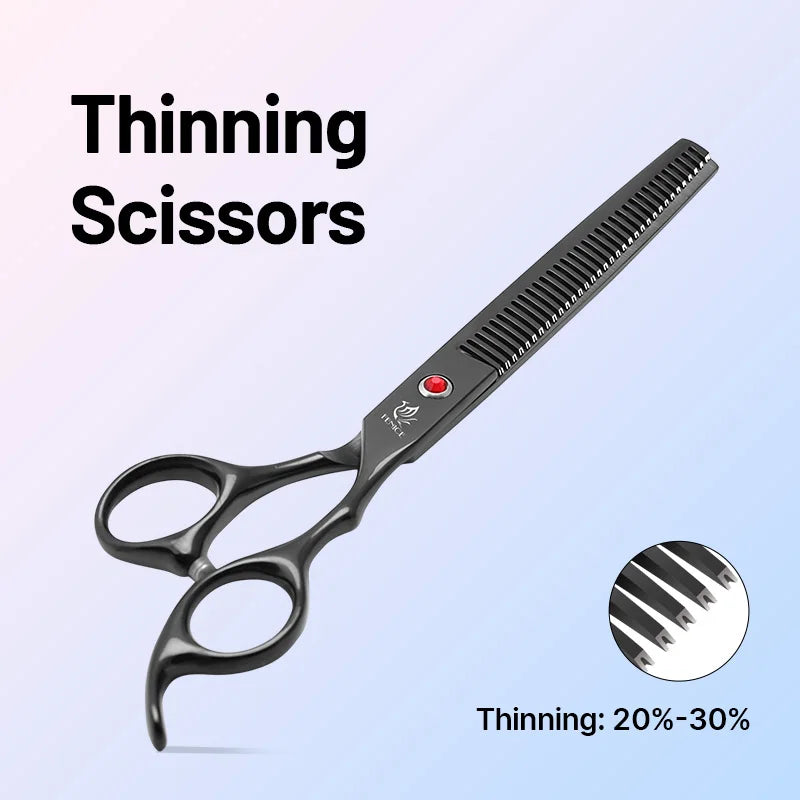 Fenice Stainless Steel Dog Grooming Scissors Professional Pet Shears Set