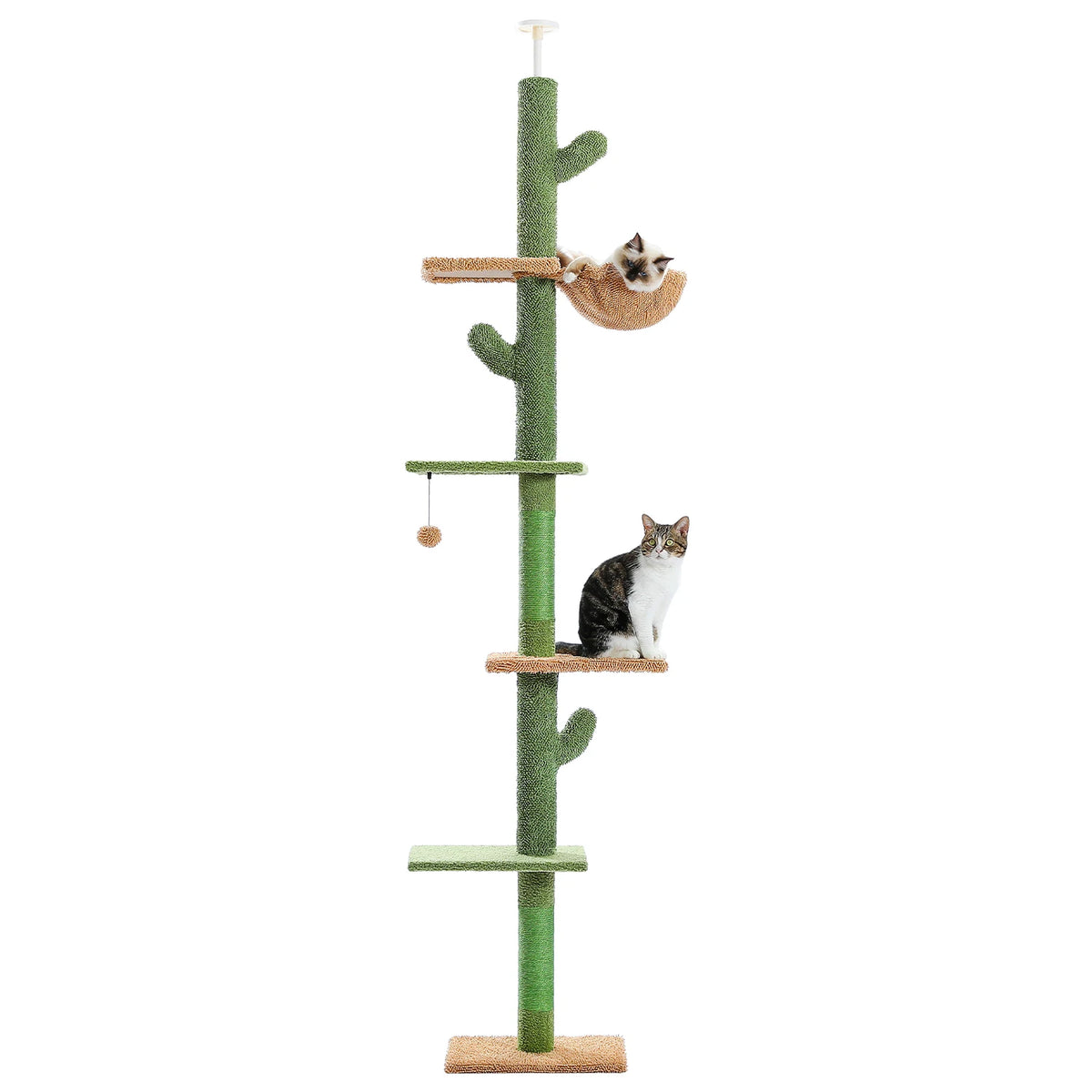 PAWZ Road Five Tier Floor To Ceiling Cat Tree Tower