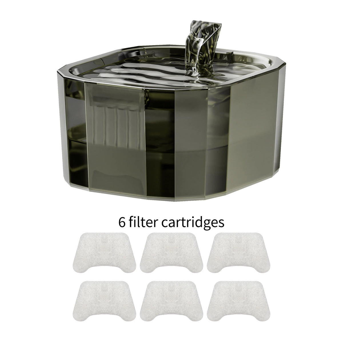 2-in-1 Smart Cat Water Fountain And Feeder With Silent Pump