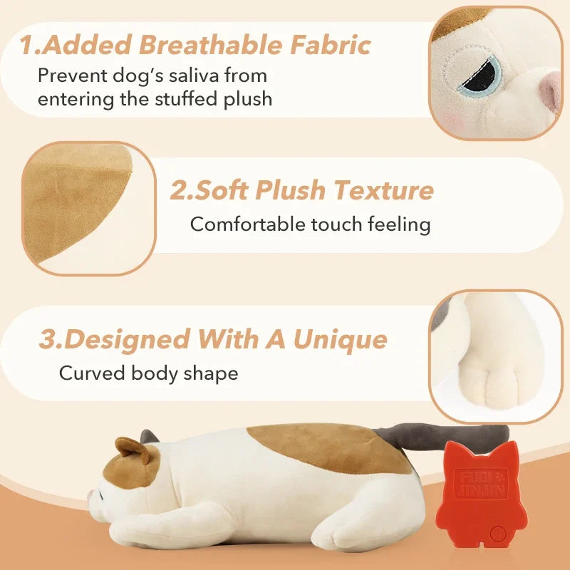 Simulated Heartbeat Dog Toy For Anxiety Relief And Comfort